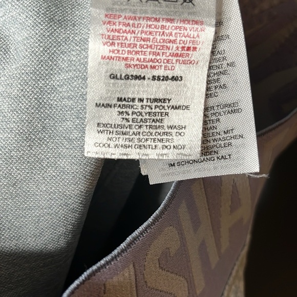 Gymshark Tight Leggings Gray Purple Size Small - Picture 8 of 9